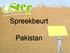 Spreekbeurt. Pakistan
