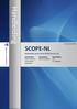 Handleiding SCOPE-NL. Nederlandse versie van de SCOPE (versie 2.2) Versie: Januari 2011