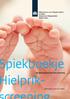 piekboekje Spiekboekje Hielprikscreening ielprik-informatie over de ziektes