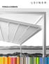 PERGOLA SUNRAIN. www.leiner-zonwering.nl