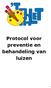 Protocol voor preventie en behandeling van luizen