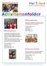 Activiteitenboekje maart-april 2016. Workshop koekjes bakken. Workshop Drumble Dance. Workshop eieren beschilderen