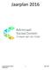 Jaarplan 2016. Adviesraad Sociaal Domein 1 Maart 2016. Jaarplan 2016
