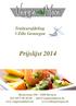 Traiteurafdeling 't Zilte Genoegen Prijslijst 2014