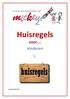 Huisregels. voor. kinderen