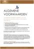 ALGEMENE VOORWAARDEN