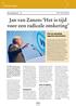Jan van Zanen: Het is tijd voor een radicale omkering
