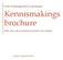 Kennismakings brochure