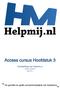 Access cursus Hoofdstuk 3