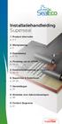 Superseal. Installatiehandleiding. 1. Product informatie p. 2-4. 2. Werkplanning p. 5. 3. Dakontwerp p. 6-13. 4. Plaatsing van de EPDM p.