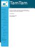 TamTam IN DIT NUMMER: