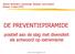 DE PREVENTIEPIRAMIDE