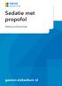 Sedatie met propofol. Afdeling anesthesiologie. gemini-ziekenhuis.nl