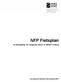 NFP Fietsplan. de fietsregeling van Zorggroep Noord- en Midden Limburg. Verzorgd door Nationale Fiets Projecten (NFP)