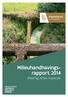 Vlaanderen is milieubewust. Milieuhandhavingsrapport. Afdeling Milieu-inspectie