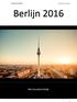 Stedenreis Berlijn 4 april 2016-8 april 2016. Berlijn 2016 PROGRAMMABOEKJE