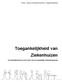 Toegankelijkheid van Ziekenhuizen Een inspiratiebundel voor het werken aan een toegankelijke ziekenhuisomgeving