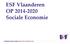 ESF Vlaanderen OP 2014-2020 Sociale Economie