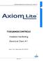 TOEGANGSCONTROLE. Installatie Handleiding. AxiomLite Client v4.1