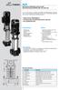 VLR VERTIKALE MEERCELLIGE IN-LINE CENTRIFUGAALPOMPEN MET IEC MOTOR