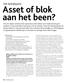 Asset of blok aan het been?