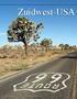Route 66 met Joshua Trees in de Mojavewoestijn