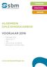 ALGEMEEN OPLEIDINGSAANBOD VOORJAAR 2016. www.sbmopleidingen.be TRAINING COACHING ADVIES