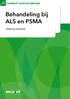 Behandeling bij ALS en PSMA