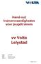 Hand-out trainersvaardigheden voor jeugdtrainers vv Volta Lelystad