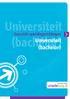 Overzicht opleidingsrichtingen. Universiteit (bachelor)