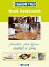 Hotel Restaurant. presentatie, sfeer, hygiene, kwaliteit, & service