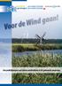 provincie groningen Voor de Wind gaan! Een praktijkproject over kleine windturbines in de gebouwde omgeving