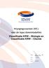 Wijzigingsvoorstel (RfC) voor de Aquo domeintabellen Classificatie KRW Biologie en Classificatie KRW Chemie
