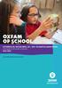 Oxfam op School. actiemodellen, nascholingen, les-, info- en voorstellingsmateriaal voor lager en secundair onderwijs 2015-2016