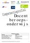 Docent beroepsonderwijs