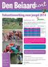 Den Beiaard. Vakantiewerking voor jeugd 2014. Sportkampen 2014. Informatiefolder van Steenokkerzeel, Vlaamse gemeente februari 2014.