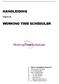 WORKING TIME SCHEDULER