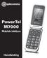 PowerTel M7000. Mobiele telefoon. Handleiding