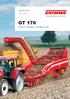 Aardappeltechniek Bietentechniek Groentetechniek GT 170. Succesvol 2-rijig oogsten Harvesting Success!
