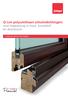 Q-Lon polyurethaan schuimdichtingen: voor toepassing in hout, kunststof en aluminium S WERELDS BESTE DICHTINGEN