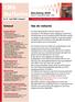 EHS Bulletin. Inhoud. Van de redactie