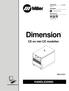 Dimension CE en niet CE modellen
