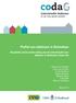 Profiel van daklozen in Rotterdam Resultaten uit de eerste meting van de Cohortstudie naar daklozen in Rotterdam (Coda-G4)