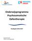 Onderwijsprogramma Psychosomatische Oefentherapie Studiegids 2016-2017