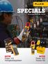 SPECIALS. ACTIE Fluke 115 Veiligheidspakket. ACTIE Fluke 325 Promo Kit. Voorjaar-zomer 2016. Voorjaar-zomer 2016