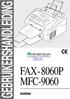 FAX-8060P MFC-9060 GEBRUIKERSHANDLEIDING