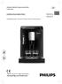 HD8826 HD8831 GEBRUIKSAANWIJZING. www.philips.com/welcome. Volautomatische espressomachine 3100 serie