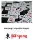 Mahjong Competitie Regels