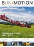 B IN MOTION. custom-built voor heavy duty. een uitgave van brevini group benelux 2014 #01. kwaliteit en knowhow op het spoor