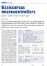 Basiscursus microcontrollers
